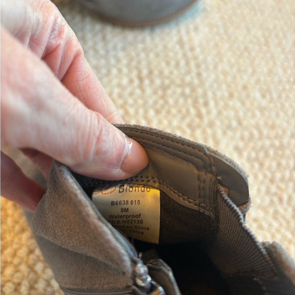 Blondo Gray Waterproof Booties - Picture 3 of 4